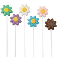 Wilton Dancing Daisy Lollipop Chocolate Mold - Spring Flowers Floral Sucker