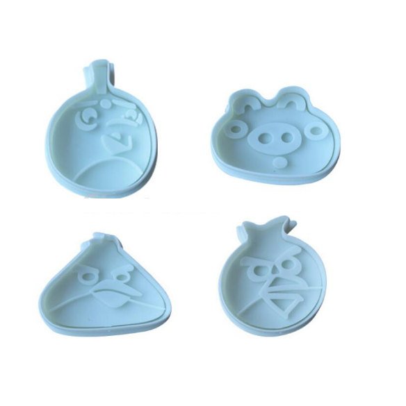 Angry Birds Plung Cutter 2" Cookie Cutter Set of 4