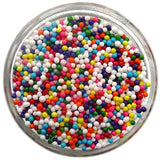 Non-Pareils Rainbow 2 oz 4 oz 6 oz , Gluten Free Cupcake Ice Cream Sprinkles Round Cake Decorating Carnival nonpareils