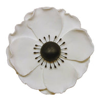 Black and White Anemone Gumpaste Flower