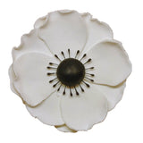 Black and White Anemone Gumpaste Flower