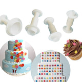 PME 3 PC Circle Plunger Cutter - Fondant Gumpaste Clay Crafts