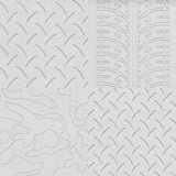 4 pack Men's Assortment Impression Mat - 352760 Tire Tred, Diamond Plate, Small Diamond Plate, Camoflauge Fondant Texture