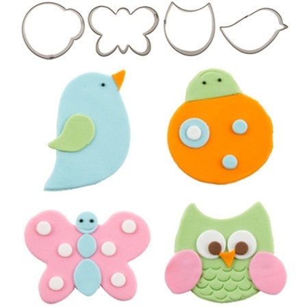Flutter Friends 2.25" Cookie Cutter Set