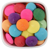 Rainbow 16 oz Clasen Confectionery Coating - Chocolate Melts 16 ounce bag Mixed Assortment 1 lb pound bag Disks