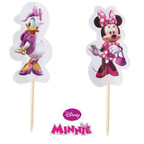 24 Minnie Mouse & Daisy Duck Cupcake Fun Pix - 3" Disney Mickey Mouse Clubhouse Donald Goofy Pluto