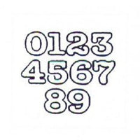 Patchwork Cutters 1" Large Numerals - Fondant Gumpaste Clay Crafts Cookie Cutters