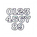 Patchwork Cutters 1" Large Numerals - Fondant Gumpaste Clay Crafts Cookie Cutters