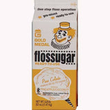 Flossugar CASE 6 Cartons- Ready to Pour, Spin- Cotton Candy Will Mix ALL FLAVORS - Gold Medal