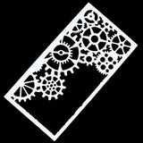 Gears Stencil - Gumpaste Fondant Royal Icing Soap Tools Screws Gear Cake Decorating