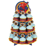 24 Ultimate Spiderman Cupcake Fun Pix - 3&quot; Marvel Comics