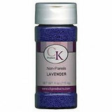 Lavender Non-Pareils 3.8 oz Jar - 107.7 g Beads Sprinkles