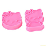 Hello Kitty Cutter 2 PC Set - Cookie Cutter Fondant Gumpaste Disney