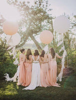 3' Qualatex Pink Balloon (2 pack) - Wedding Reception Engagement