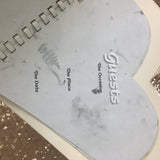 VINTAGE Heart Guest Book