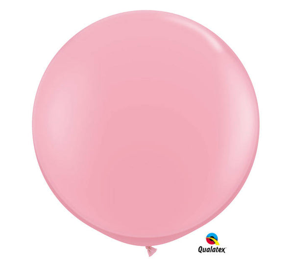 3' Qualatex Pink Balloon (2 pack) - Wedding Reception Engagement