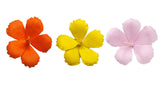 Hibiscus Gumpaste Flower Set of 3 (YOU CHOOSE COLORS)
