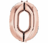 ROSE GOLD # Balloon - Number