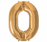 GOLD # Balloon - Number
