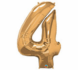 GOLD # Balloon - Number