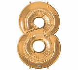 GOLD # Balloon - Number