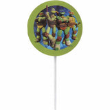12 Teenage Mutant Ninja Turtles Icing Decorations 1.25" - Nickelodeon