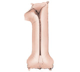 ROSE GOLD # Balloon - Number