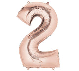ROSE GOLD # Balloon - Number