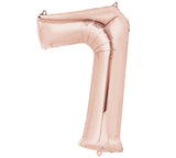 ROSE GOLD # Balloon - Number