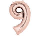 ROSE GOLD # Balloon - Number