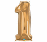 GOLD # Balloon - Number