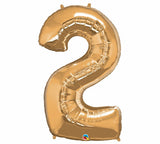 GOLD # Balloon - Number