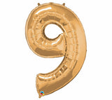 GOLD # Balloon - Number