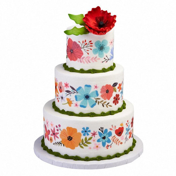 Urban Floral Variety Edible Image® Designer Prints®