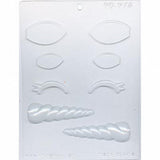 Unicorn with 3D Horn Chocolate Mold  FREE SHIPPING CUSA