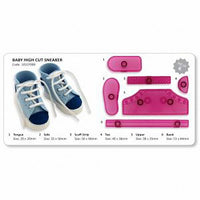 JEM 6 PC Baby SNEAKER Cutter - Fondant Gumpaste Clay Crafts
