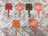 Happy Thanksgiving and Pumpkin Cupcake Picks