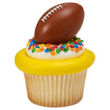 Football Cupcake Rings