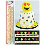 FMM Emoji Expression Icon Set (2 Pieces) Tappits - Hashtag Laughing Face Kiss Tongue Smile @ # hand faces Angry Yikes