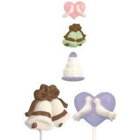 Wilton Wedding Shower Bells Lollipop Chocolate Mold - Bells Cake Love Birds Sucker