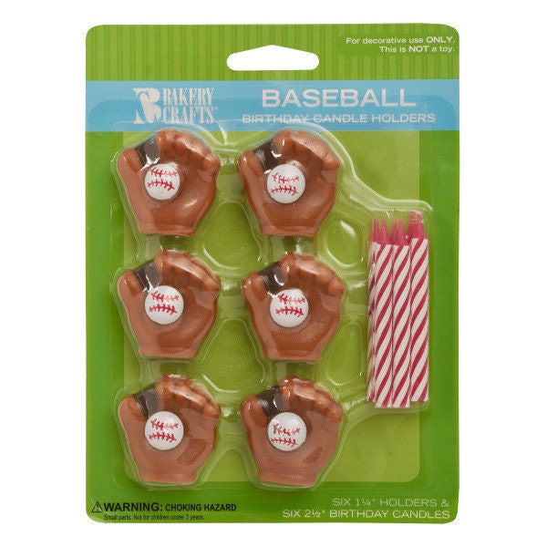 Basketball 6 Candles & Candle Holders