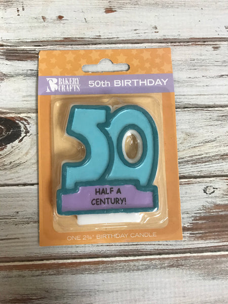 50 Half A Century candle