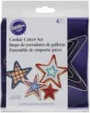 STAR SET 4 pc COOKIE CUTTER
